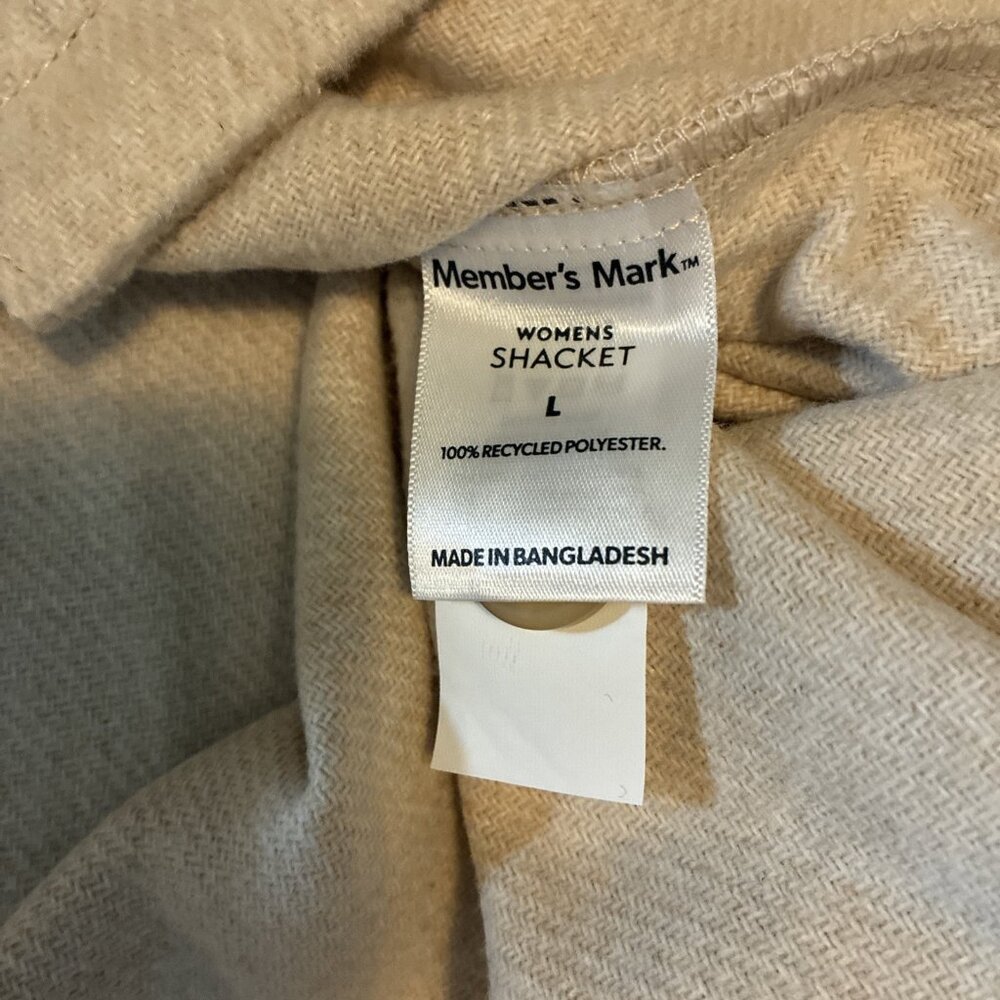Members Mark Womens Shacket Button Front Shirt Ja… - image 6